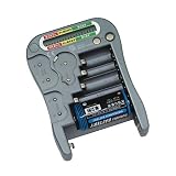 『デジタル電池チェッカー』１３種類の電池の消耗が一目でわかる。