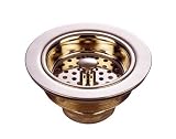 Elements of Design EBS1002 Cast Brass Heavy Duty Basket Strainer, Polished Brass