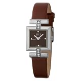 ELLETIME Women's EL20021S04C Steel Brown Dial Brown Strap Watch