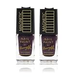 2 x Barry M Special Effects Magnetic Nail Varnish Paint - 329 Violet Polish