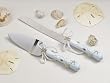 Coastal Mist Knife and Cake Server Set