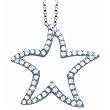 Diamond Star Pendant Necklace