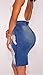 Jiujiuyi Women's High Waist Ripped Denim Skirts