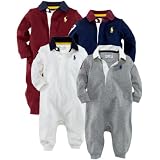 Ralph Lauren(ラルフローレン) ラガーカバーオール 9M Wine(ワイン) [並行輸入品]