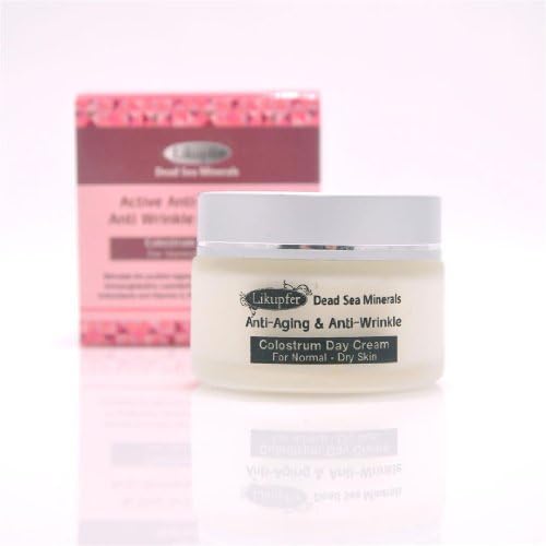 Active Anti-Aging and Anti Wrinkle Moisturizing Colostrum Day cream for normal to dry skin (rejuvenation and regeneration of skin cells)