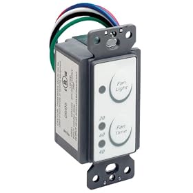Air King AKEDT2 Electronic 2-Function Timer Switch, White Almond by Air King