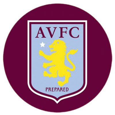 Aston Villa FC Authentic EPL Car Vinyl Sticker