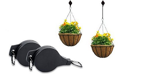 2pcs Professional Creative Easy Reach Retract Plant Pulley Extender Hanging  | Desertcart Fiji