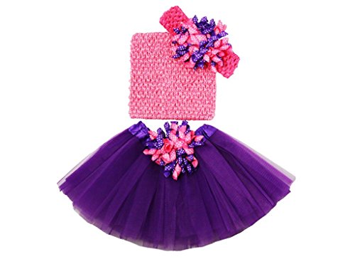 Wholesale Princess Tutu Gift Set Hot Pink and Purple