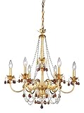 Eurofase 14564-017 Ambroise 6-Light Chandelier - Gold