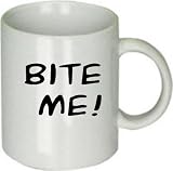 custom coffee mugs Bite Me! Ceramic Cup