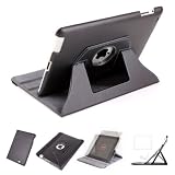 DURAGADGET Custodia in pelle rotante Faux Per iPad2 Apple di ultima generazione (tutti i modelli) - Supporti in Ritratto e Paesaggio - Magnetic sleep / Funzione Wakedi DURAGADGET