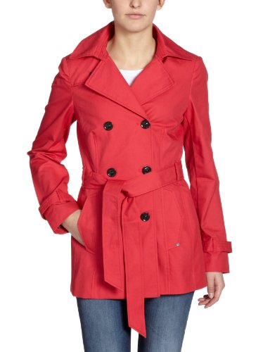 MEXX Damen Trench Coat N1ME4602, Gr. 40 (L), Rot (623) Preisvergleich