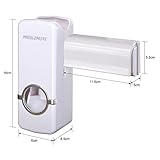 Press 2 Paste - Hands Free Automatic Toothpaste Dispenser and Toothbrush Holder