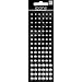 Me & My Big Ideas 6-1/2-Inch-by-2-Inch Sheet Rhinestone Stickers, Singles Clear
