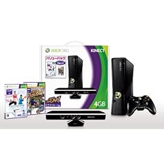 Xbox 360 4GB + Kinect バリューパック(Kinectゲーム2本同梱)