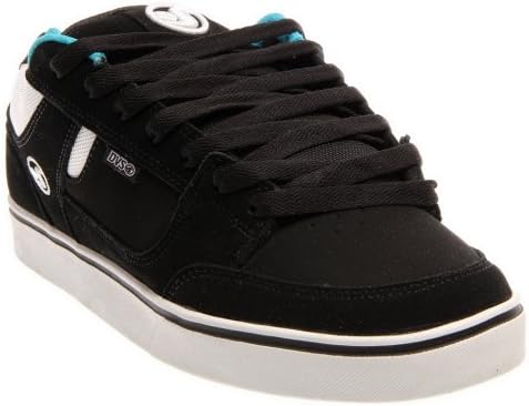 DVS Men's Getz 5 Skate Shoe,Black/Blue Suede,5.5 M US