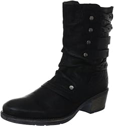 Dockers 314473-085001, Damen Fashion Halbstiefel & Stiefeletten, Schwarz (schwarz), EU 40