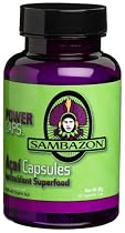 SAMBAZON Powercaps Acai Capsules, 60-Count Bottle (Pack of 2)