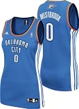 Russell Westbrook Blue adidas Revolution 30 Replica Oklahoma City Thunder Women's Jersey