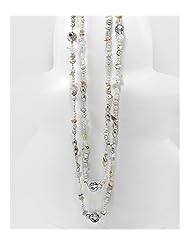 Agate Necklace In Zinc