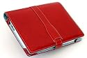 M-edge Genuine Leather Executive Jacket for Amazon Kindle 1 (Marbled Red)