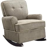 Dorel Asia The Tinsley Nursery Rocker Chair, Light Brown