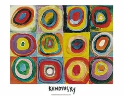 Wassily Kandinsky: Color Study / Farbstudie - Art Print (Size: 31" x 24")