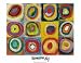 Wassily Kandinsky: Color Study / Farbstudie - Art Print (Size: 31" x 24")