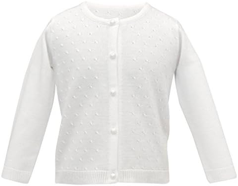 De Poupee Baby Girls' Knit Cardigan Sweater 6-9 Months