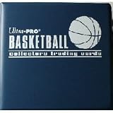 Ultra Basketball Card Album in Blue with a Box of 100 Ultra Pro 9 Pocket Sheets