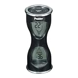 Polder Digital Hourglass Kitchen Timer, Black