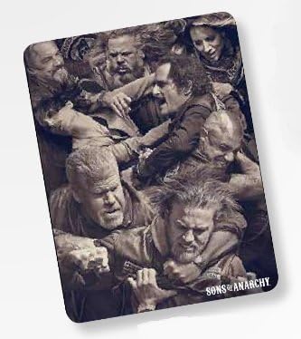 FX Sons Of Anarchy Big Fight Bold Graphic Fleece Throw Blanket