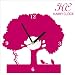 【ウォールステッカー ウォールクロック】【harry clock 】 big tree(大きい木) ピンク