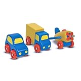 Melissa & Doug Deluxe Wooden First Vehicles Set