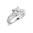 Classic Diamante Costume Jewellery Fashion Ring. Medium, letter N, 17mm