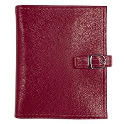 Day-Timer Malibu Snap-Tab Binder -- DESK 1", 81763 - Red