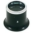 3.3x Eye Loupe Jewelers Gem Stamp Coin Magnifier Tool