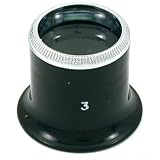 3.3x Eye Loupe Jewelers Gem Stamp Coin Magnifier Tool