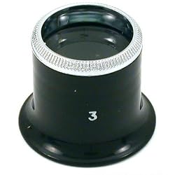 3.3x Eye Loupe Jewelers Gem Stamp Coin Magnifier Tool
