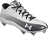 Under Armour Nitro II Wht/Blk Mid Detach Football Cleat