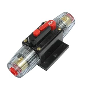 Amazon.com: Amico DC 12V 80A Car Protection Audio Inline ... automotive fuse breaker box 