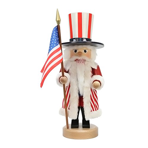 0-641 – Christian Ulbricht Nutcracker – Uncle Sam – 17″”H x 6″”W x 7″”D
