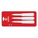 Mundial SCW5601-3 1/4 3-1/4-Inch Paring Knife Collection, Set of 3, White