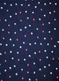 SheetWorld Fitted Pack N Play (Graco Square Playard) Sheet - Colorful Dots On Navy - Made In USA