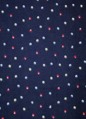 Picture of Cozy SheetWorld Fitted Pack N Play (Graco) Sheet - Colorful Dots On Navy - Made In USA PP2739-W65 (Playard Bedding)