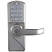 LockState LS-RDJ-R-S 10-Code Keyless Digital Door Lock, Right-Hand, Silver