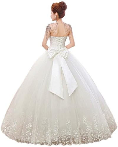 YACUN New Strapless Bowknot Wedding Dress Bride Wedding Gown Custom Size HS409