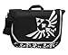 Nintendo Zelda Triforce Black/Silver Messenger Laptop Bag