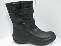 Ladies Flat, Ankle Boots with Side Zip and Double Tieable Straps - F4216